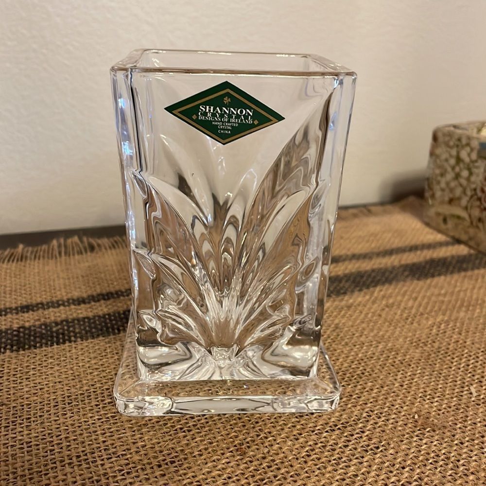 [Shannon] Hand Crafted Square Crystal Candy Dish